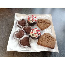 Coffret st valentin et boules pour chocolat chaud (noir) ❤️❤️❤️