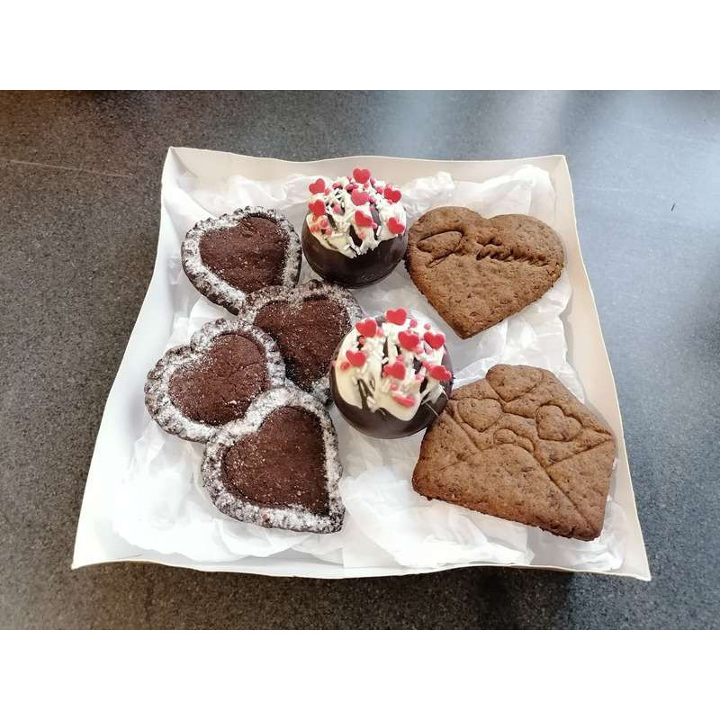 Coffret st valentin et boules pour chocolat chaud (noir) ❤️❤️❤️